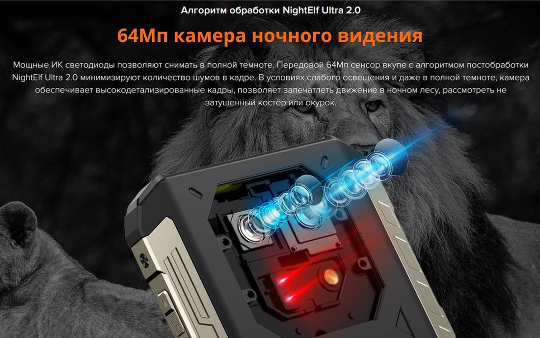 64 мп камера ночного видения