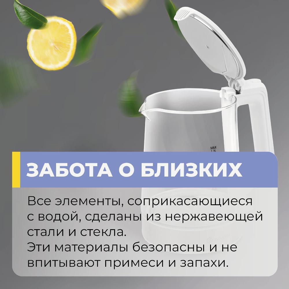 Evolution KG19171 Нержваеющая сталь и стекло