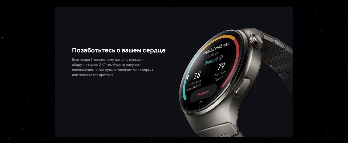 HUAWEI Watch 4 Pro Датчик пульса