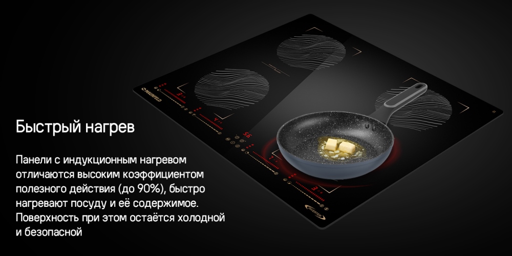 MAUNFELD CVI594SB2 Быстрый нагрев