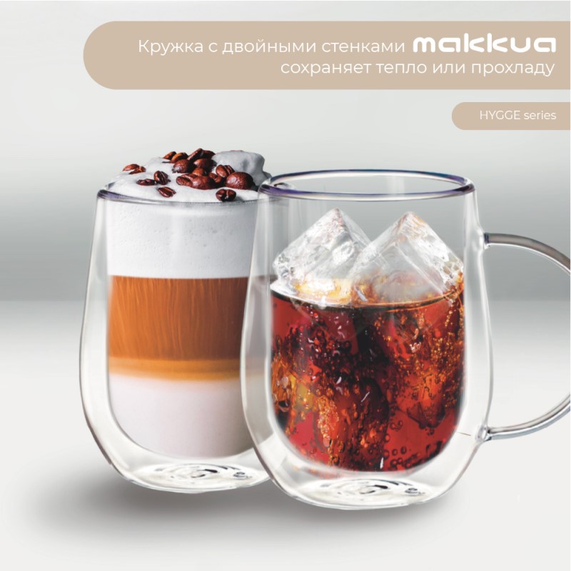 Makkua Cup Hygge 3 (3CH330) сохраняет тепло или прохладу