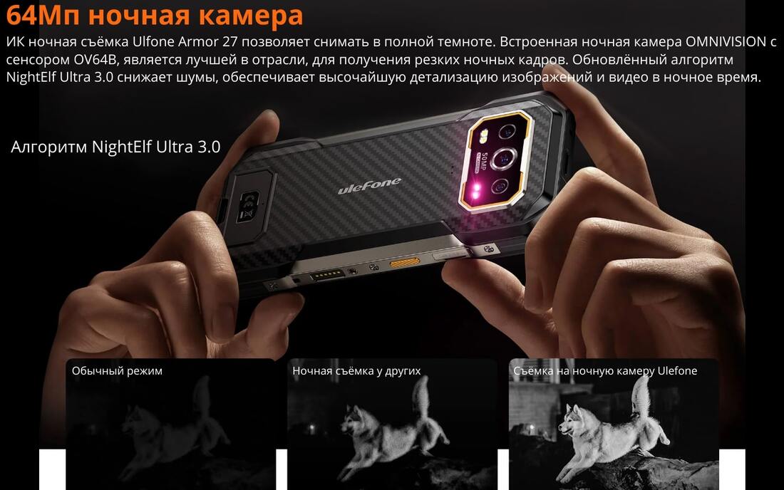 64Мп ночная камера