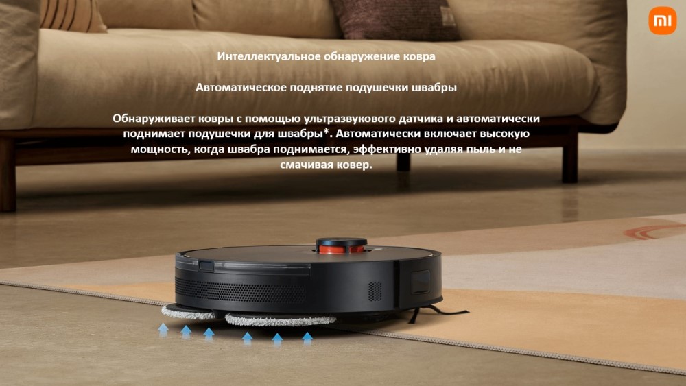 Xiaomi BHR8159EU Robot Vacuum S20+ (White) (B108GL) Обнаружение ковра