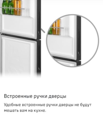 Встроенные ручки дверцы