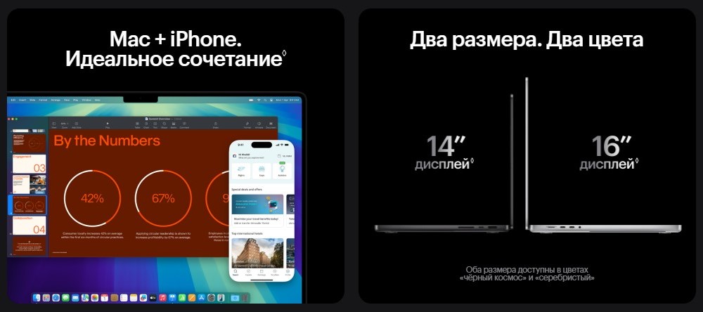 Apple Macbook Pro 2025 Mac + iPhone. Идеальное сочетание