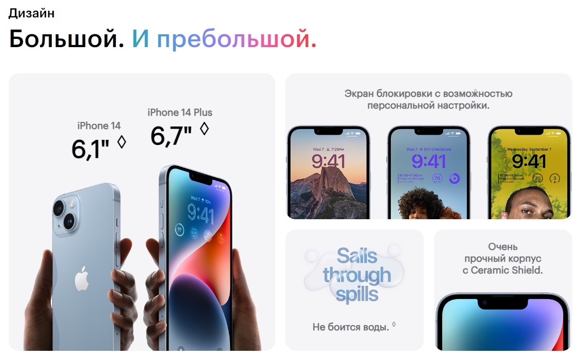 Apple iPhone 14 / 14 Plus Дизайн