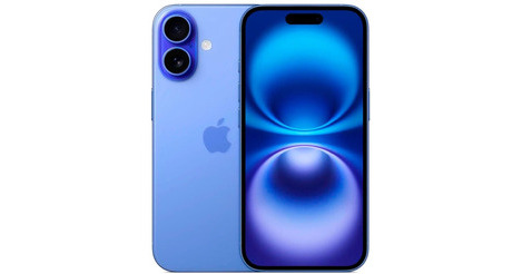 Смартфон Apple iPhone 16 256GB Ultramarine (MYEH3HN/A) купить в