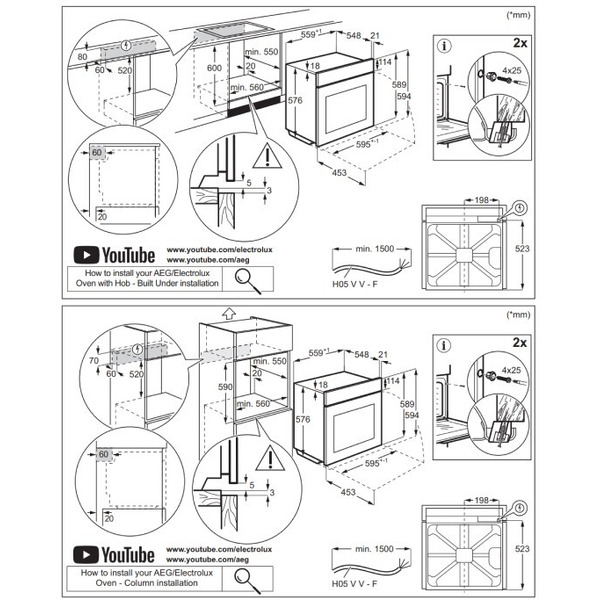 Духовой шкаф с паром ELECTROLUX EOD6F77WV
