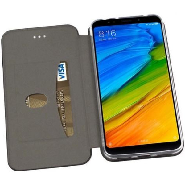 Чехол-книга CASE Magnetic flip для Xiaomi Redmi Note 8 (черный)