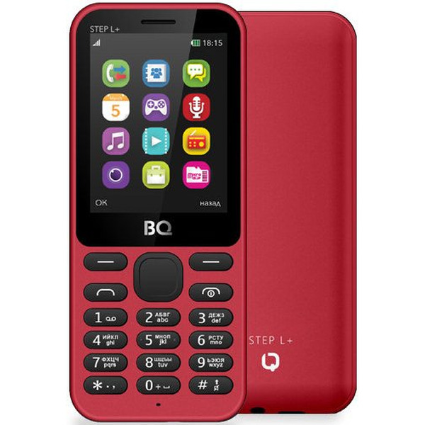 Мобильный телефон BQ-2431 Step L+ красный