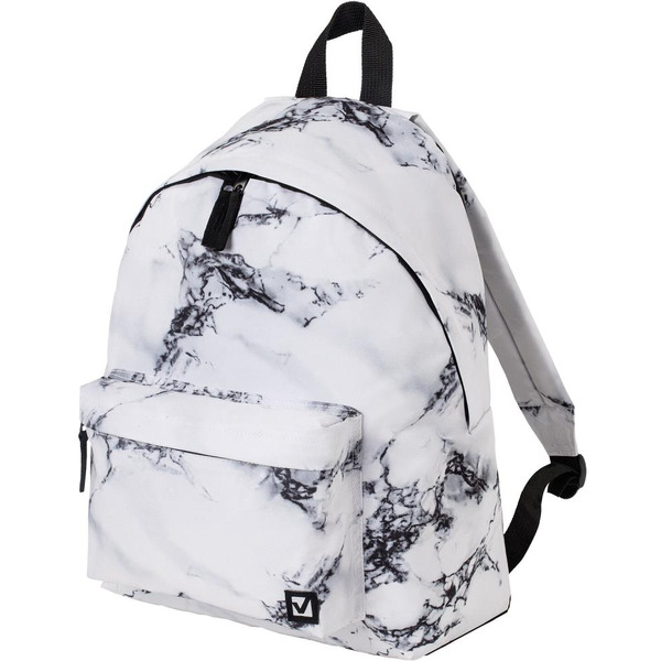 Рюкзак BRAUBERG СИТИ-ФОРМАТ White marble 229886