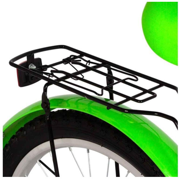 Велосипед Novatrack 201FOREST.WT5 (20" белый-зеленый)