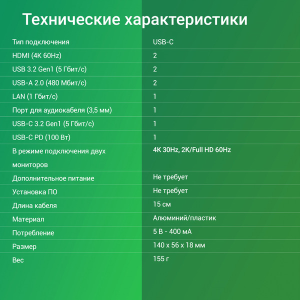 Стыковочная станция Digma DS-580