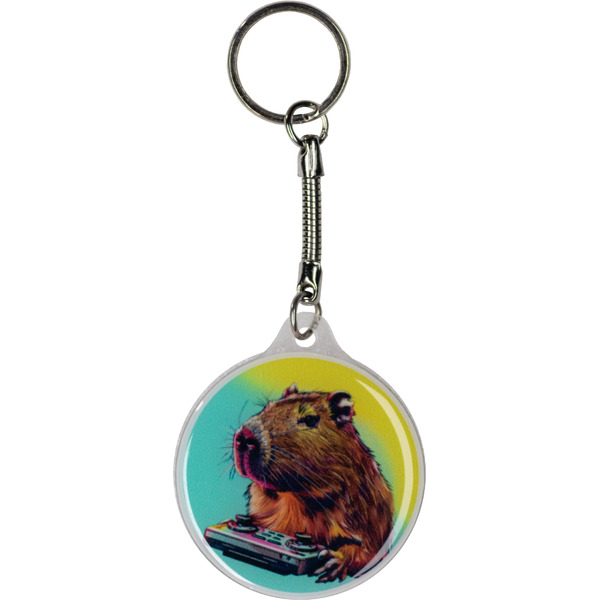 Брелок сувенирный "Дай пять Добру" Капибара с джойстиком