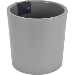 Горшок для цветов с дренажной вставкой Полимербыт Genius 6,6л 4376605