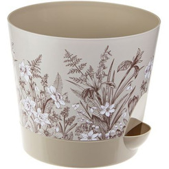 Кашпо Idea НИКА ДЕКО с прикорневым поливом М3078 (нарциссы)