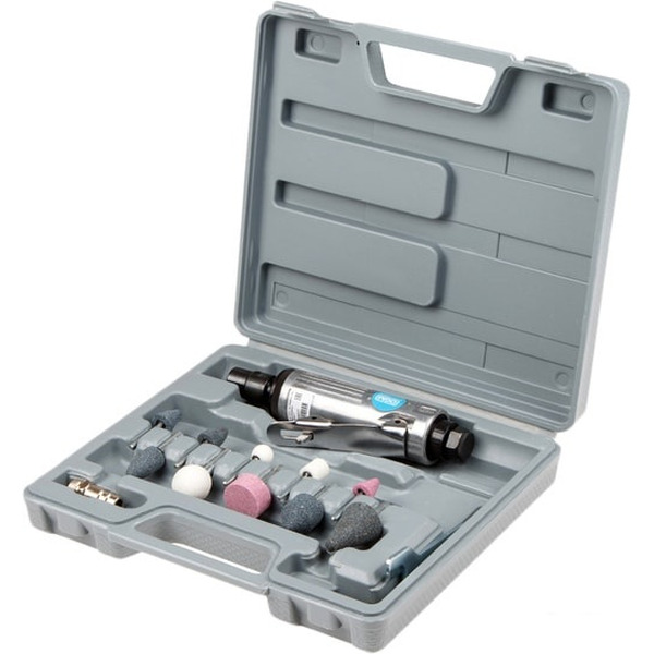 Пневмошлифмашина прямая DGM DTG-2501 с набором шарошек  DTG-2501