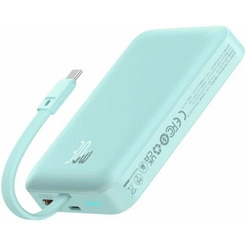 Внешний аккумулятор Baseus P1002210B333-00 Magnetic Mini Wireless Fast Charge Type-C Edition 10000mAh 30W Peppermint Blue