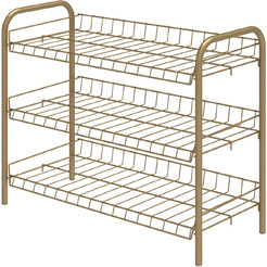 Этажерка для обуви НИКА ЭТ5/З (золотой)