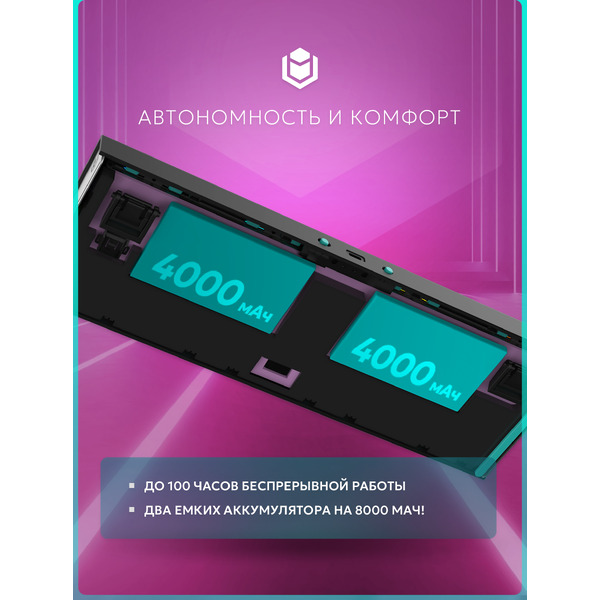Клавиатура IO by Red Square Type 68 Pro g3ms Aquamarine io272 (черный)