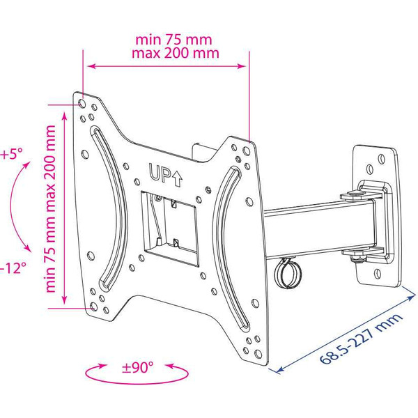 Кронштейн Kromax OPTIMA-203