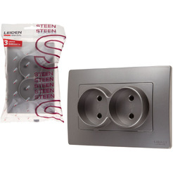 Розетка Leiden Electric Steen 806077