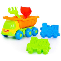 Игровой набор Полесье №269 "Кеша" (самосвал + набор игрушек для песочницы)