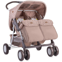 Коляска прогулочная «книга» Lorelli Twin with Summer Basket Beige Daisy Bears (10020071730)