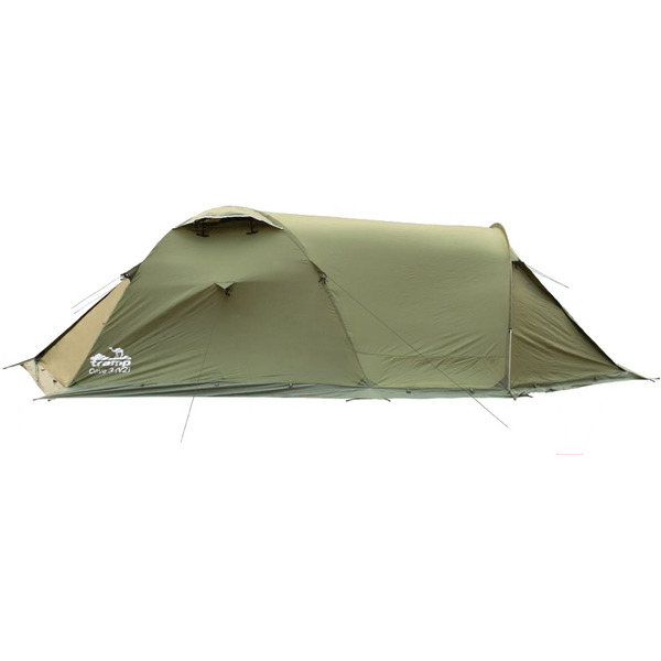 Палатка экспедиционная Tramp Cave 3 Green ( V2 )