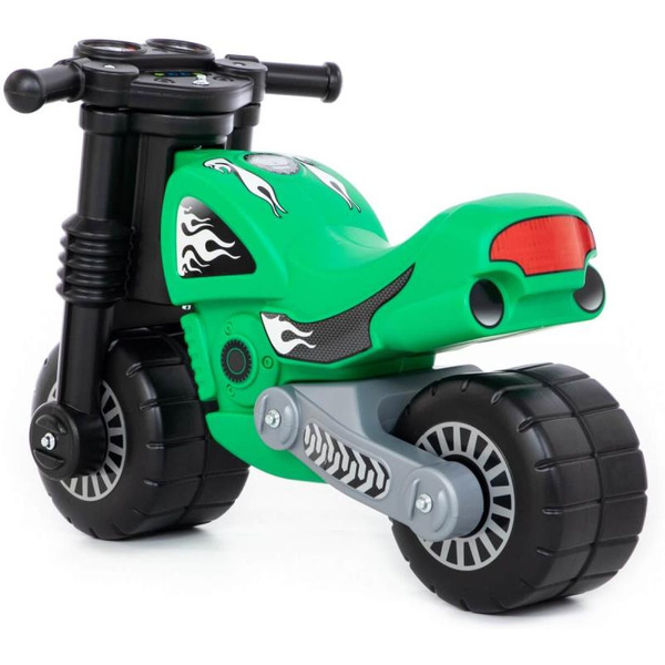 Мотоцикл Полесье Моторбайк" (зелёный) 40480