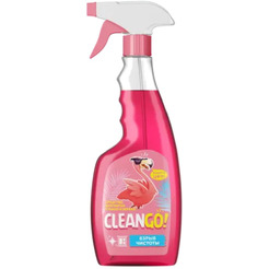 Средство для мытья стекол и зеркал CLEAN GO! Взрыв чистоты