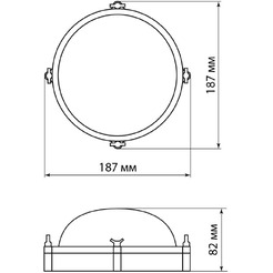 Светильник для саун TDM "Терма" НББ 03-60-013 SQ0303-0440