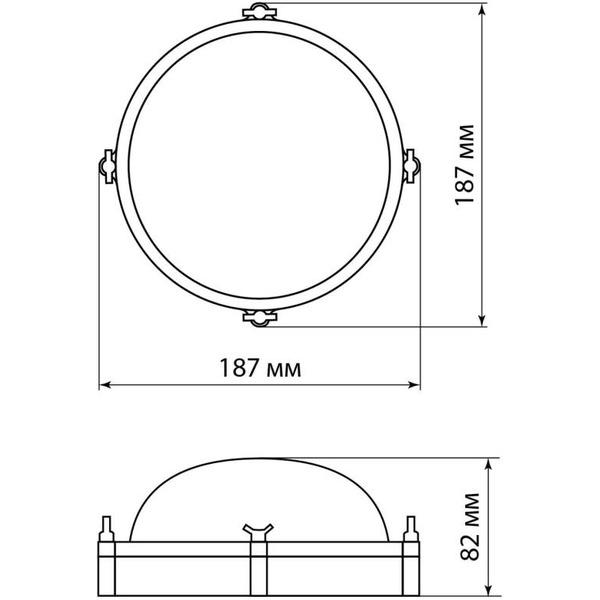 Светильник для саун TDM "Терма" НББ 03-60-013 SQ0303-0440