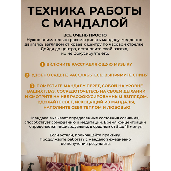 Картина по номерам Флюид Мандала на деньги 37x32 VFH0004
