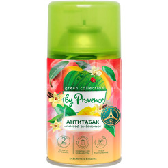Сменный блок для освежителя воздуха Green collection by Provence Антитабак. Манго и ваниль 250 мл