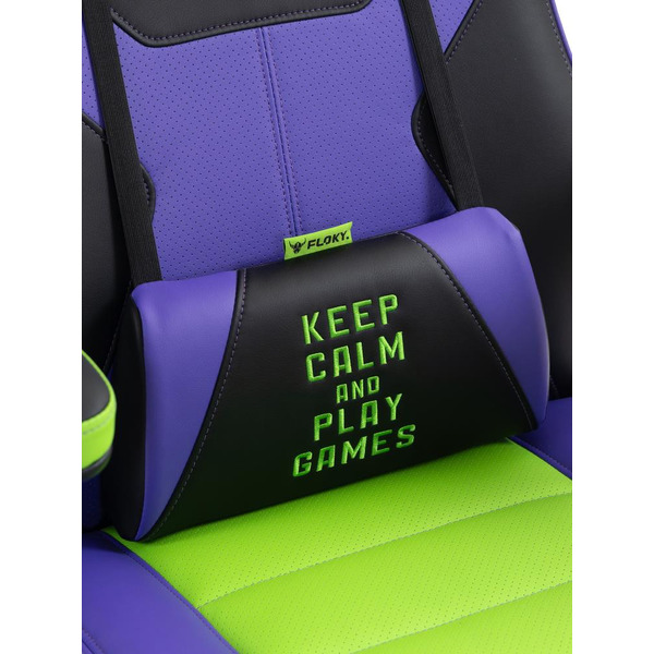 Игровое кресло FLOKY Asgard Purple-Green