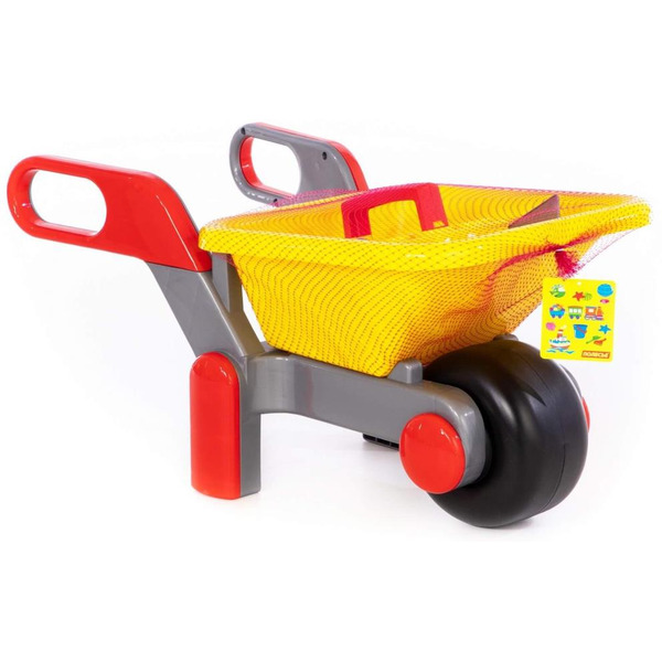 Игровой набор Полесье "Тачка+ набор каменщика"