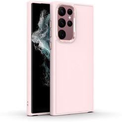 Бампер Bingo Metal для SAMSUNG S22 Ultra Розовый