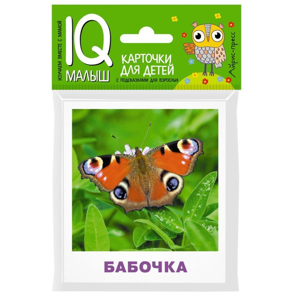 Набор карточек АЙРИС-ПРЕСС Умный малыш Насекомые (978-5-8112-6504-6)
