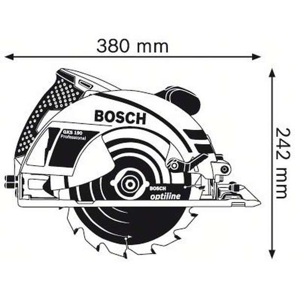 Дисковая пила Bosch GKS 190 Professional (0601623000)