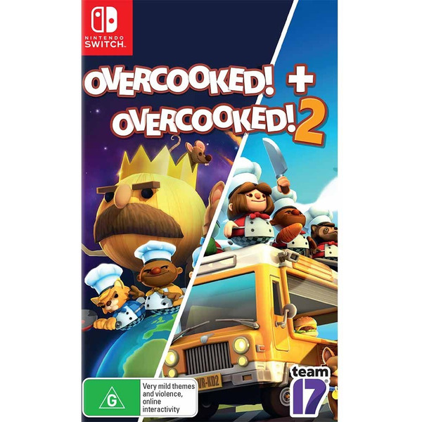 Игра для Nintendo Overcooked + Overcooked 2 [английская версия]