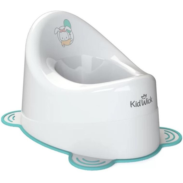 Детский горшок Kidwick Улитка KW040101 (белый/бирюзовый)