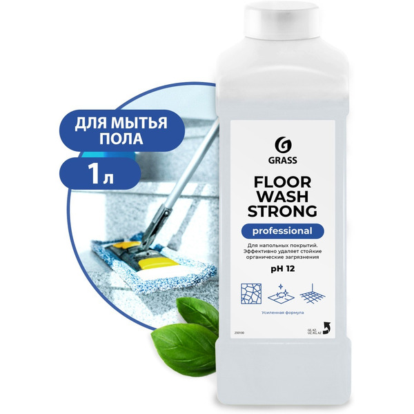Средство для мытья пола Grass Floor wash strong 1л 250100