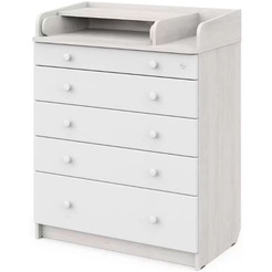 Детский комод Mihaylov Design Maks 805 с органайзером (сосна касцина/белый)
