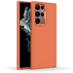 Бампер Bingo Metal для SAMSUNG S22 Ultra Оранжевый