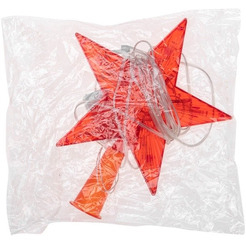 Фигура на елку NEON-NIGHT "Звезда" (501-007) красный цвет