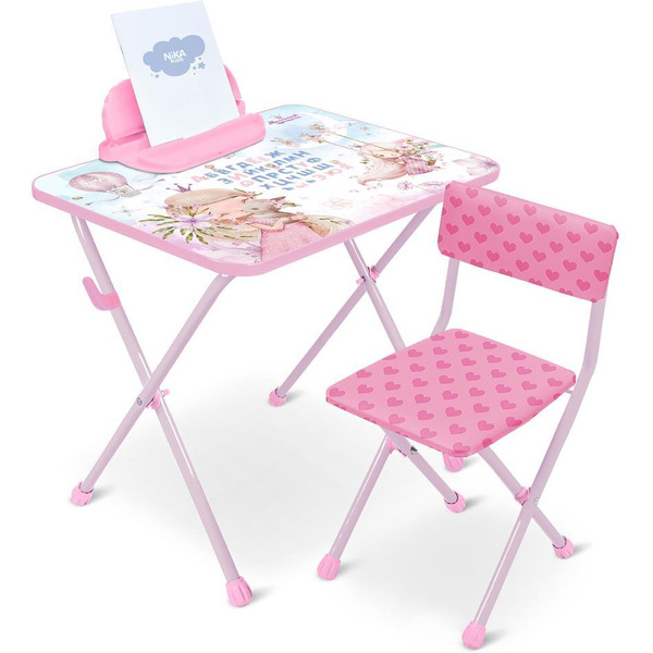 Комплект мебели с детским столом Ника КП2/МП2 Маленькая принцесса-2