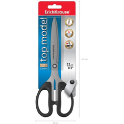 Ножницы канцелярские Erich Krause Top Model 21 см 14856