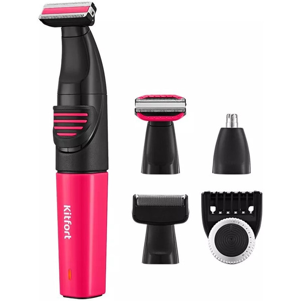 Триммер Kitfort КТ-3139-1 (Черно-малиновый)