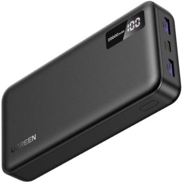 Внешний аккумулятор Ugreen PB312-25683 20000mAh (серый)